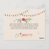 🎄Merry Christmas Briefkaart (Achterkant)