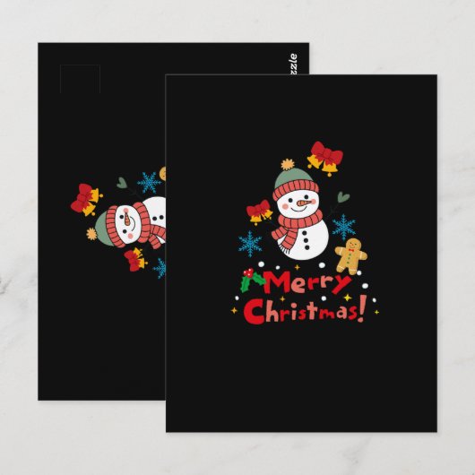 Merry Christmas! Briefkaart (Voorkant / Achterkant)