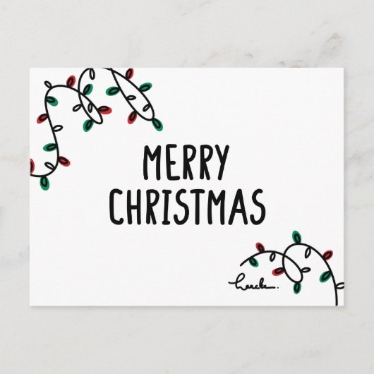 merry christmas briefkaart (Voorkant)