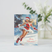 Merry Christmas Briefkaart (Staand voorkant)