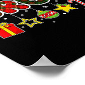 Merry Christmas Bruh Bro Meme Teens Boys Mens Kids Poster (Hoek)