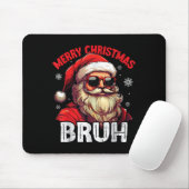 Merry Christmas Bruh Funny Santa Claus Retro Men W Muismat (Met muis)