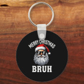 Merry Christmas Bruh Meme Funny Saying For Brother Sleutelhanger (Voorkant)