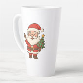 Merry Christmas Bruh Santa Latte Mok (Linkerhoek)