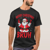 Merry Christmas Bruh Six Seven 6 7 Meme Gen Alpha  T-shirt (Voorkant)