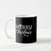 Merry Christmas Buffalo Black And White Plaid For Koffiemok (Links)