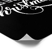 Merry Christmas Buffalo Black And White Plaid For Poster (Hoek)