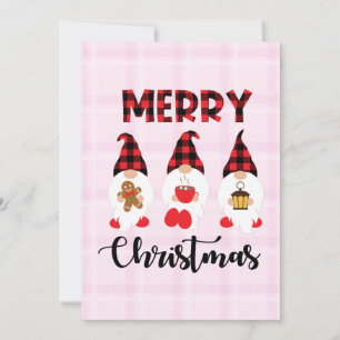 Merry Christmas- Buffalo Plaid Gnomes