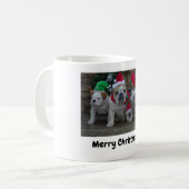 Merry Christmas Bulldog Mok (Voorkant links)