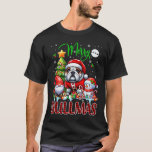 Merry Christmas Bulldog Schattige Santa Bulldog Gn T-shirt<br><div class="desc">Vrolijke kerst Bulldog Schattige Santa Bulldog Gnome Snowman</div>