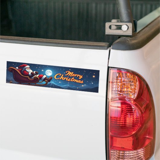 Merry Christmas Bumper Sticker (Op Truck)