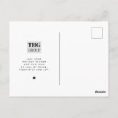 MERRY CHRISTMAS Business Company Briefkaart (Achterkant)