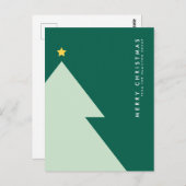 MERRY CHRISTMAS Business Company Postcar Briefkaart (Voorkant / Achterkant)