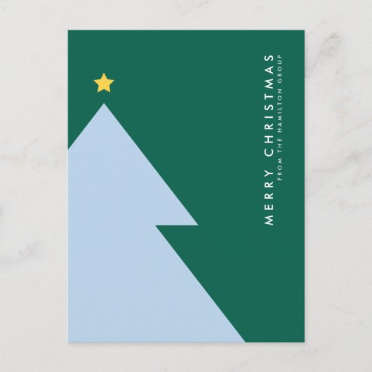 MERRY CHRISTMAS Business Company Postcar Briefkaart (Voorkant)