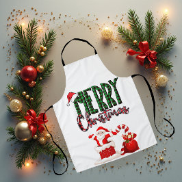 Merry Christmas by Santa - Apron Schort