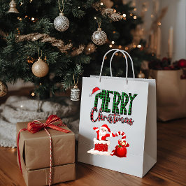 Merry Christmas by Santa - Gift Bag Medium Cadeauzakje