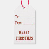 MERRY CHRISTMAS CADEAULABEL (Voorkant)