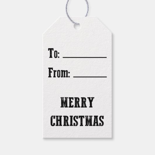 MERRY CHRISTMAS CADEAULABEL (Voorkant)