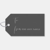 MERRY CHRISTMAS CADEAULABEL (Achterkant Horizontaal)