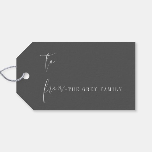 MERRY CHRISTMAS CADEAULABEL (Achterkant Horizontaal)