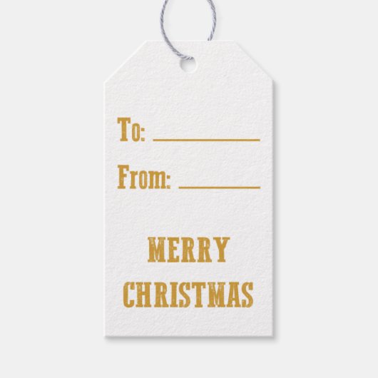 MERRY CHRISTMAS CADEAULABEL (Voorkant)