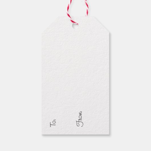 Merry Christmas! Cadeaulabel (Achterkant)