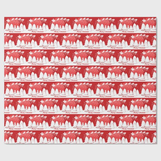 Merry Christmas Cadeaupapier (Vlak)