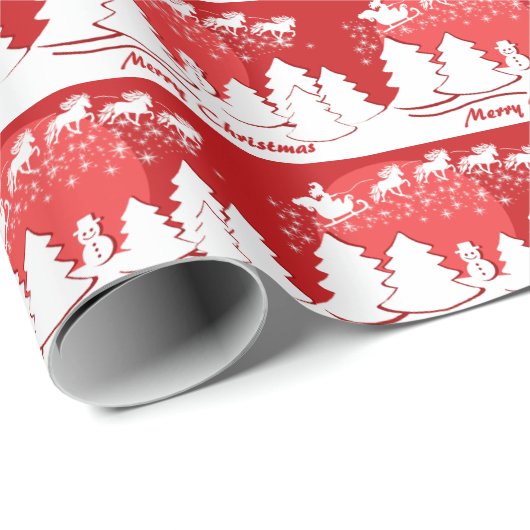 Merry Christmas Cadeaupapier (Rol Hoek)