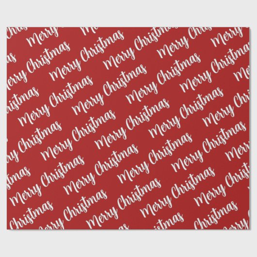 Merry Christmas Cadeaupapier (Vlak)