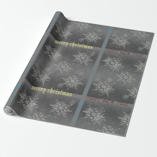 merry christmas cadeaupapier (Uitgerold)