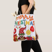 MERRY CHRISTMAS CADEAUS LIGHTS SANTA NIEUW JAAR TOTE BAG (Dichtbij)