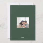 Merry Christmas Calligraphy Script Family Photo Feestdagenkaart (Achterkant)