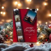 Merry Christmas Camera Roll 6 Fotocollage Feestdagenkaart