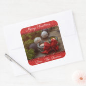 Merry Christmas Candle Display Stickers (Envelop)