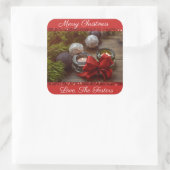 Merry Christmas Candle Display Stickers (Tas)