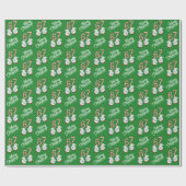 Merry Christmas Candy Cane 6-7 Meme Pattern Cadeaupapier (Vlak)