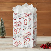 Merry Christmas Candy Cane 6-7 Meme Pattern Klein Cadeauzakje