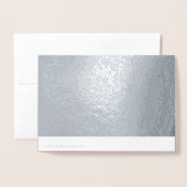 Merry Christmas Candy Cane Font & Foto Folie Kaarten (Met envelop)