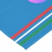 Merry Christmas Candy Canes Ornaments Trees Tafelkleed (Gekanteld)