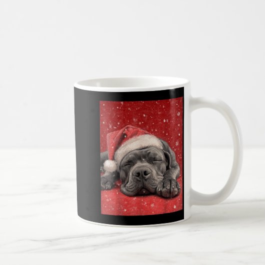 Merry Christmas Cane Corso Koffiemok (Rechts)
