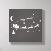 MERRY CHRISTMAS CANVAS AFDRUK (Voorkant)
