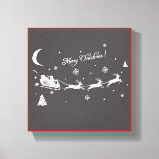 MERRY CHRISTMAS CANVAS AFDRUK