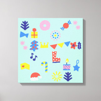 MERRY CHRISTMAS CANVAS AFDRUK