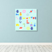 MERRY CHRISTMAS CANVAS AFDRUK (Insitu (Houten vloer))