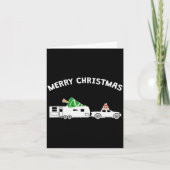 Merry Christmas - Caravan Camper Rv Trailer Christ Kaart (Voorkant)