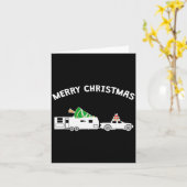 Merry Christmas - Caravan Camper Rv Trailer Christ Kaart (Gele Bloem)