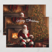 Merry Christmas Card – Elegant & Festive Feestdagenkaart (Voorkant / Achterkant)