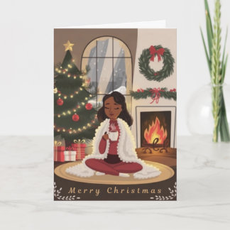 Merry Christmas Card Feestdagen Kaart