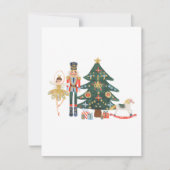Merry Christmas Card with Nutcracker characters Feestdagenkaart (Voorkant)