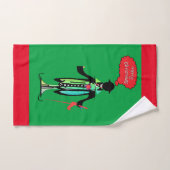 MERRY CHRISTMAS CARICATURE FIGURE HANDDOEK (Handdoek)